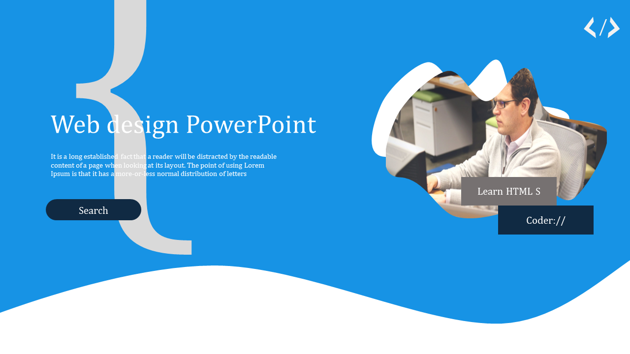Amazing Web Design PowerPoint Template Presentation